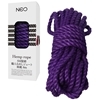 <NEO>SM緊縛 職人なめしジュート麻縄 8m (紫)