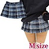 超ミニチェックスカート M
