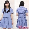 ミッションスクール系高校のセーラー服(夏服) M